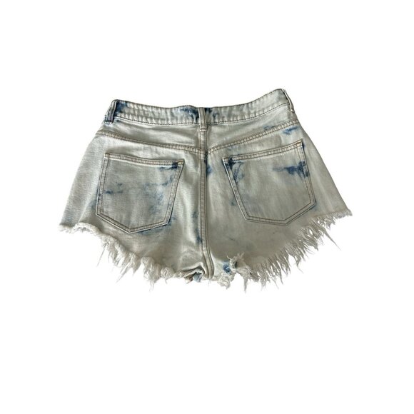 Bullhead "Mom" Bleached Raw Hem Distressed Cutoff Short Shorts Size 9/28 - Picture 2 of 8